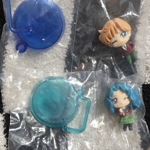 Haruka Tenou Sailor Uranus and Michiru Kaiou Sailor Neptune mini figures